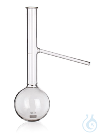 Pallone per distillazione in vetro Duran ml.1000 semplice con bordo